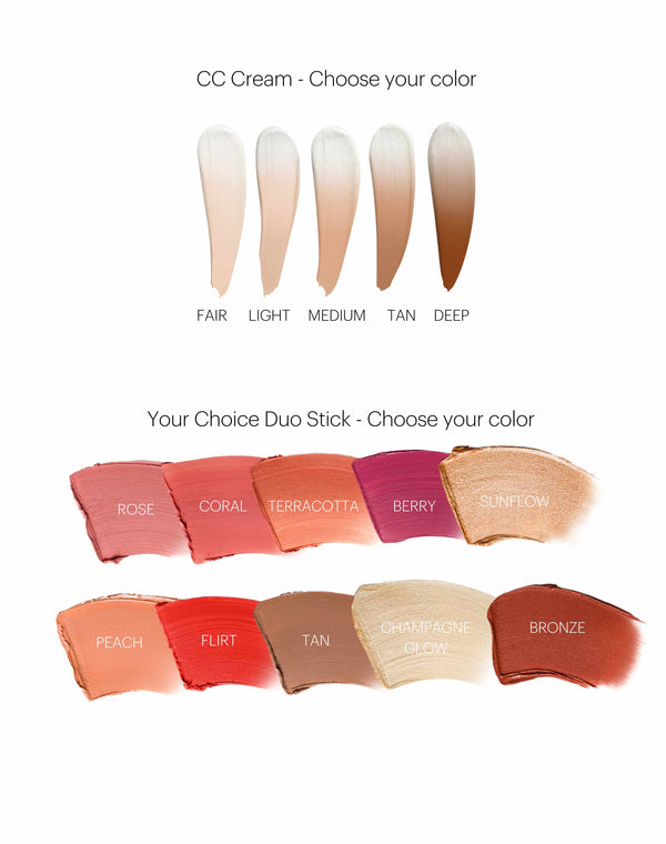 ; Mix & Match Your Duo + CC Set Swatches