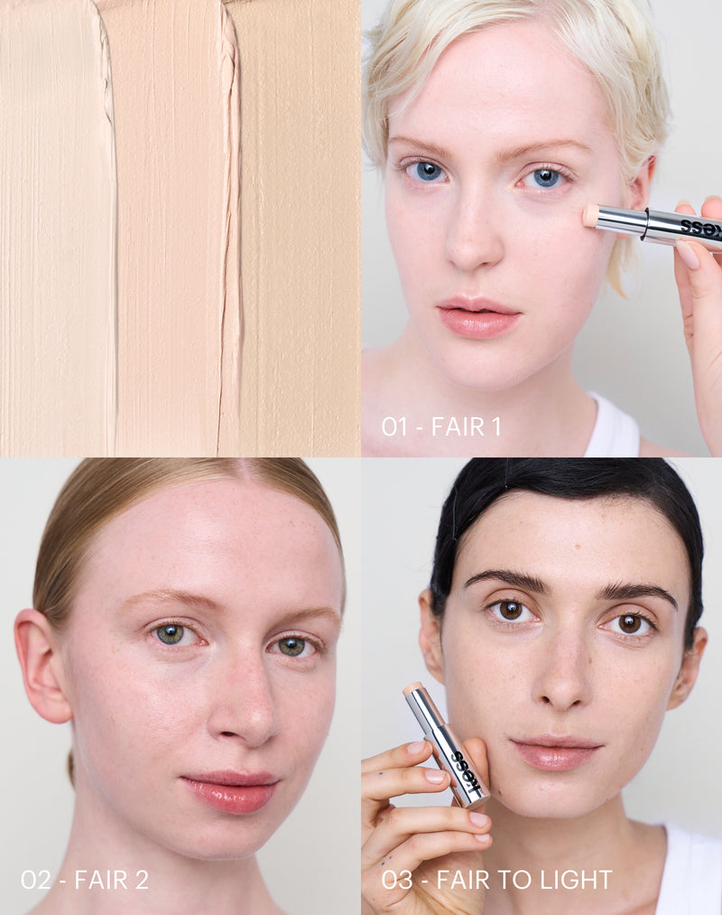 fair-to-light; Die Fair Shades im Vergleich