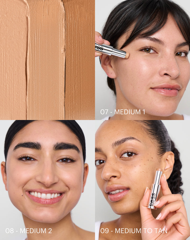 medium-2; Die Medium Shades im Vergleich
