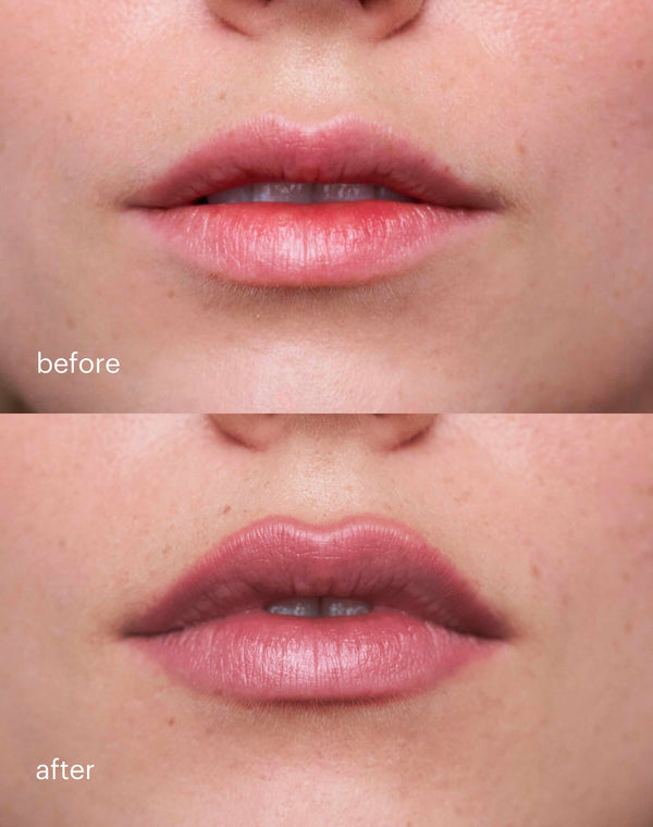 natural-rose; Before & After des Soft Shape Lip Liners in Natural Rose