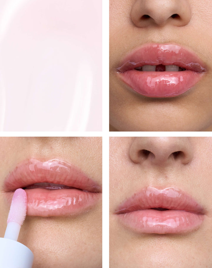 jelly-treat-lip-oil; slip: Slip hat auf der Lippe ein transparentes Finish
