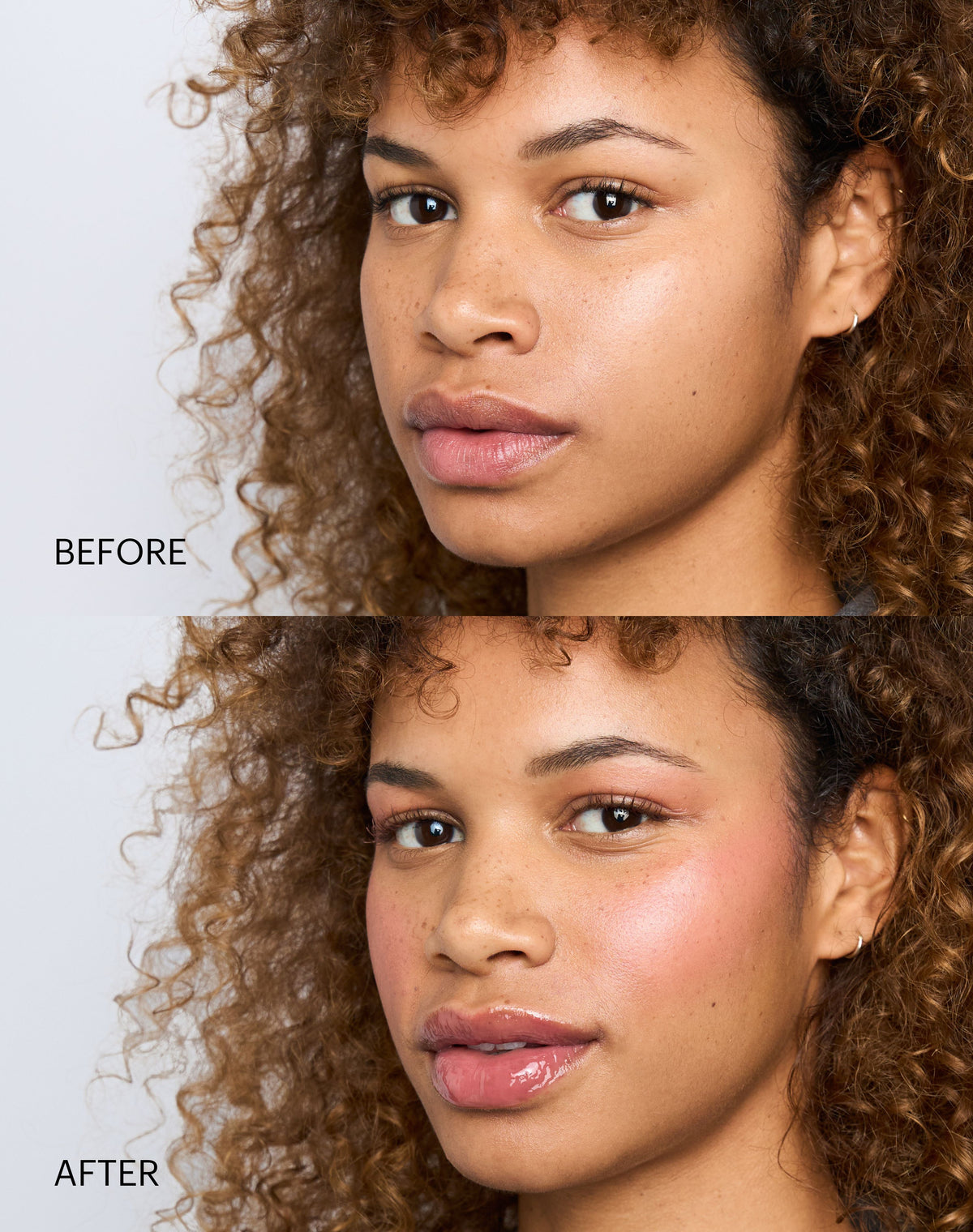 chronically late; Before & After des Looks der Chronically Late Gift Bag