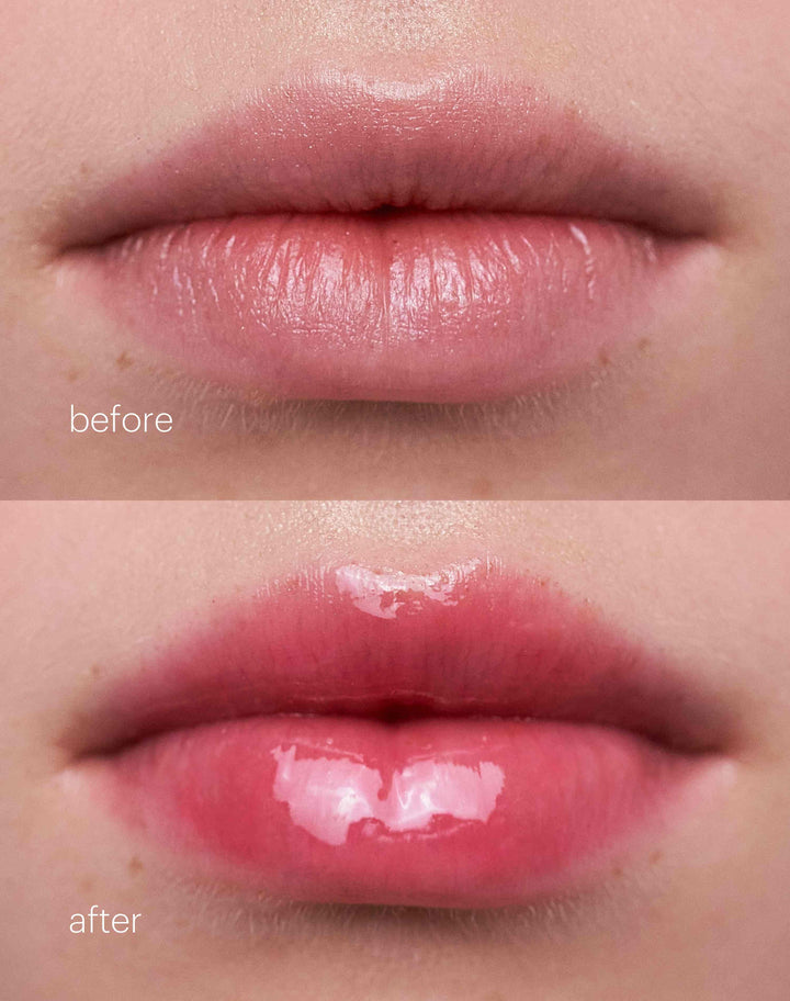 jelly-treat-lip-oil; drip: Before & After des Jelly Treat Lip Oils in Drip