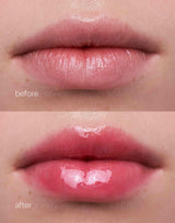 drip; Before & After des Jelly Treat Lip Oils in Drip