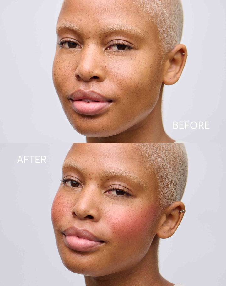 mono-stick; flirt-blush: Vorher-Nachher des Mono Sticks in Flirt