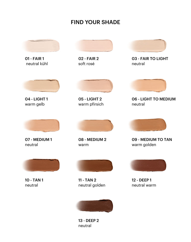 concealer-stick-spf-20; Finde die passende Shade mit deinem Unterton