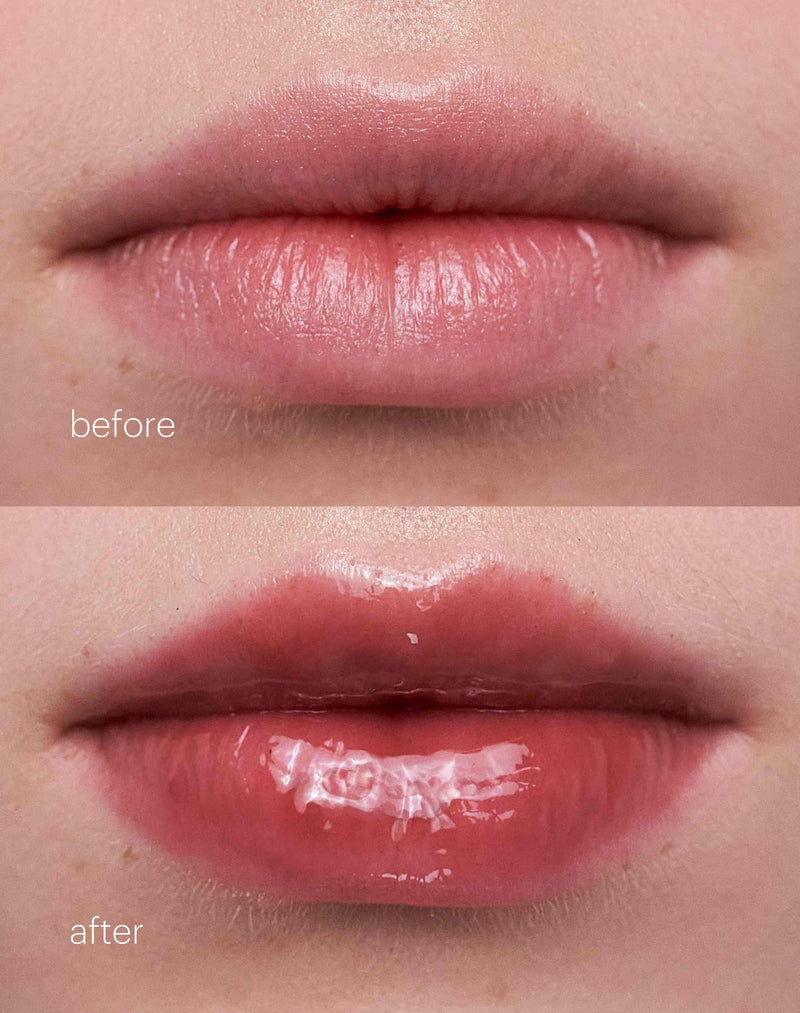 glaze; Before & After des Jelly Treat Lip Oils in Glaze