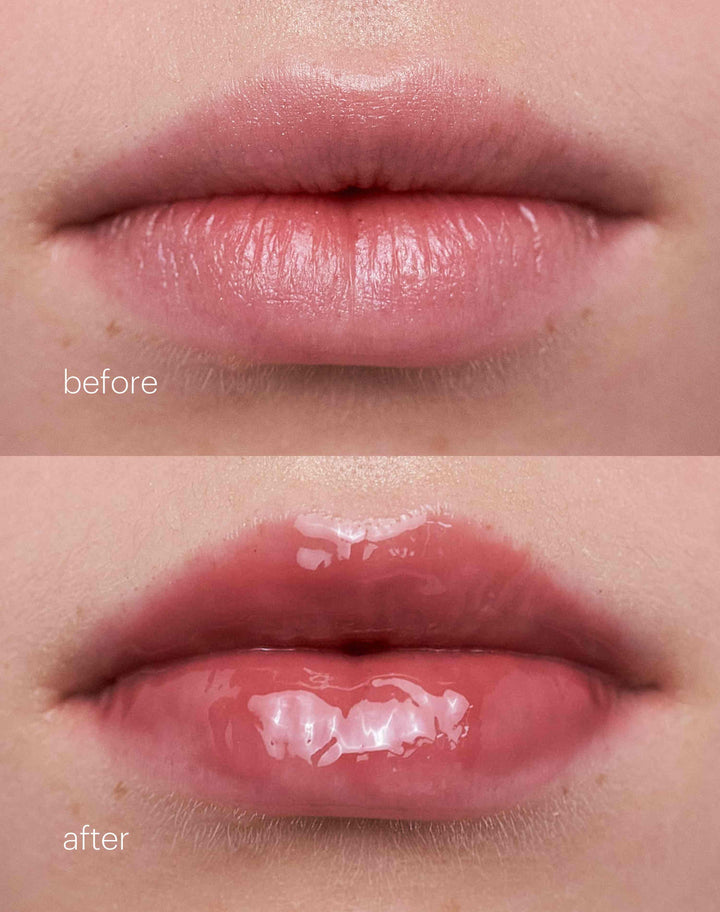 jelly-treat-lip-oil; jam: Before & After des Jelly Treat Lip Oils in Jam