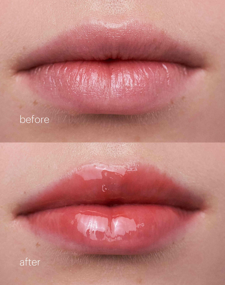 jelly-treat-lip-oil; juice: Before & After des Jelly Treat Lip Oils in Juice