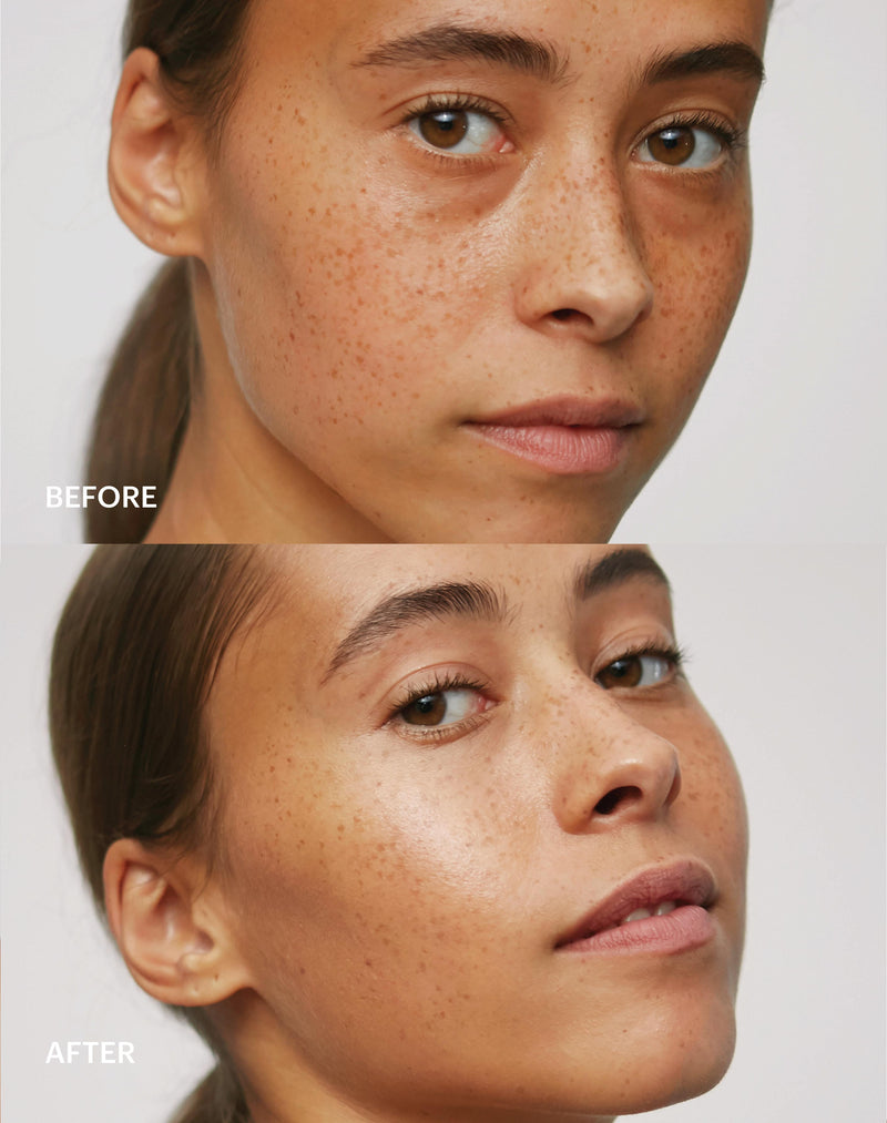 ; Natalia CC Cream Tan Before - After