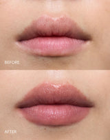 Naked; Before & After des Triple Tint Lip Balm in Naked