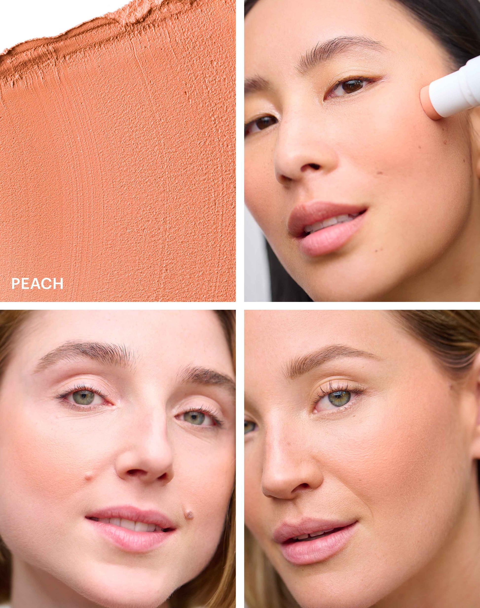 peach blush;Sanfter, pastellfarbener Pfirsichton mit warmen Untertönen