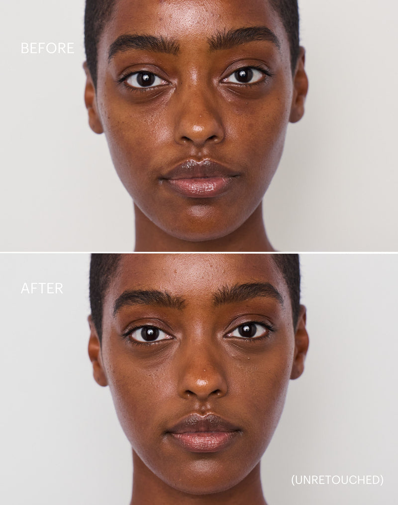 tan-2; Before & After der Shade Tan 2