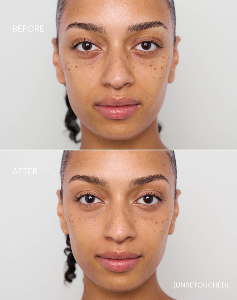 medium-to-tan; Before & After der Shade Medium to Tan