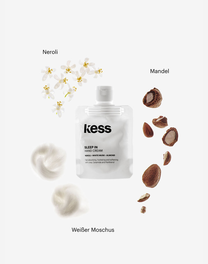 scented-hand-cream; sleep-in: Erinnert an frisch bezogene Bettwäsche