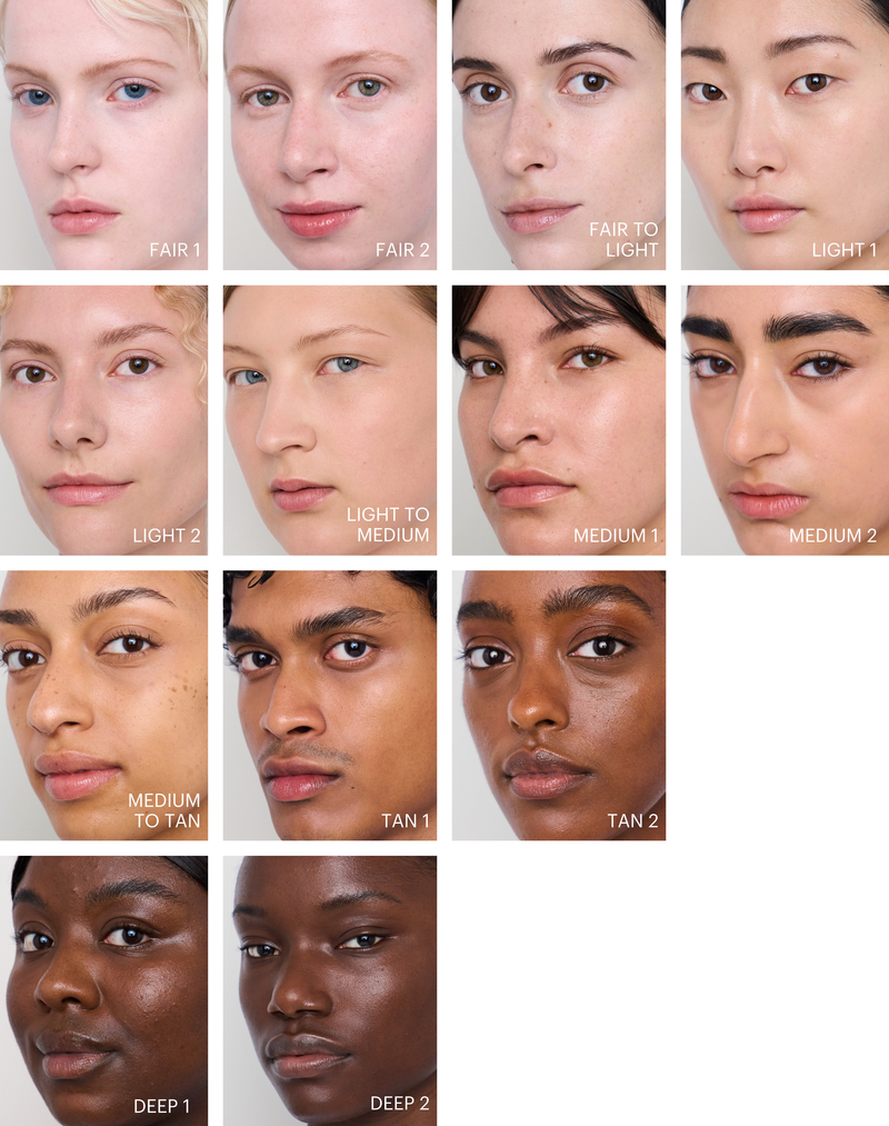 ; Übersicht aller Concealer Stick SPF 20 Shades