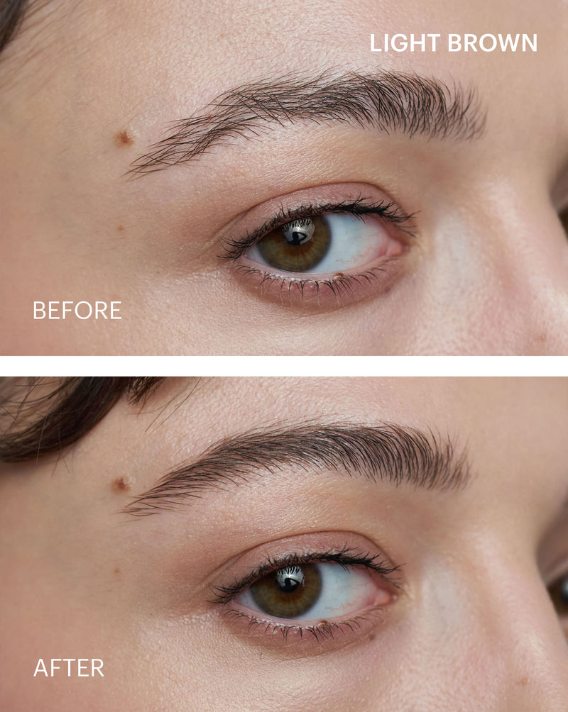 ; Before & After Light Brown Easy Brow Pencil