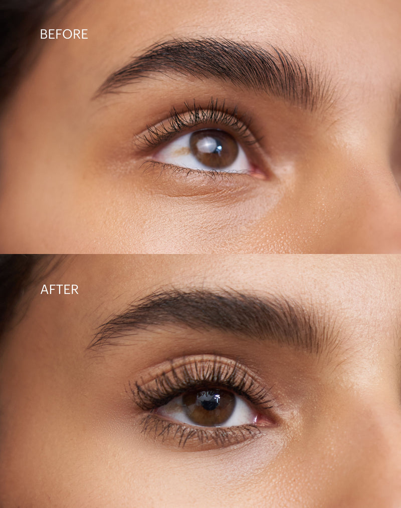 ; Before & After der NIGHT Mascara