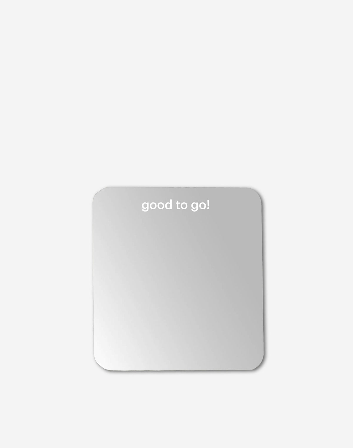 ; Die Vorderseite unseres Pocket Mirrors
