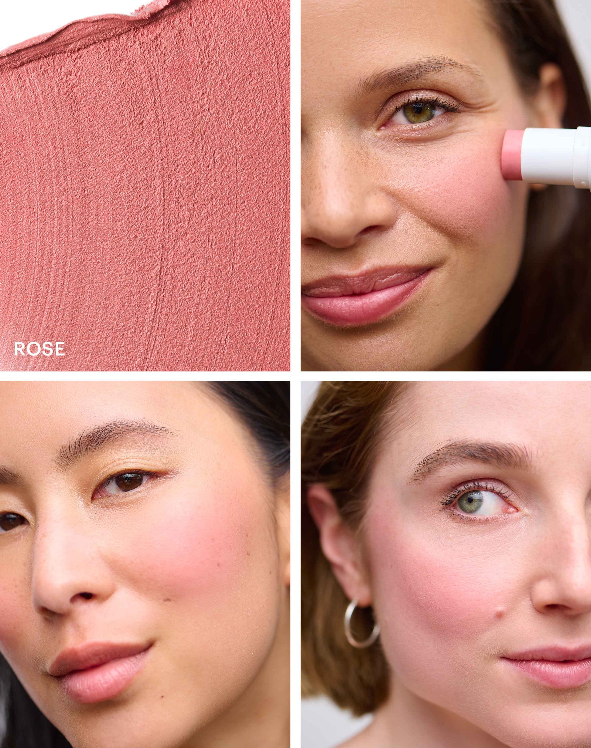 rose blush; Zarter, pudriger Roséton mit kühlen Untertönen