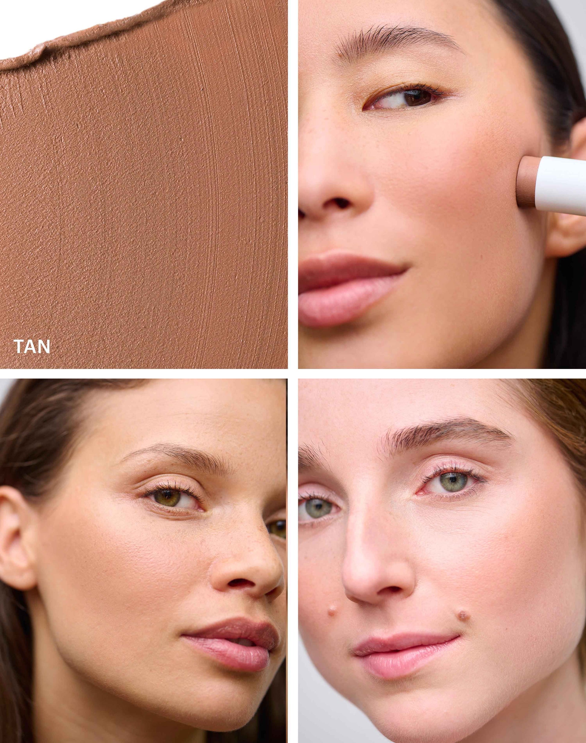 tan blush;Natürlicher Braunton, der Nude Blush, Easy Contouring und Bronzer in einem Produkt kombiniert